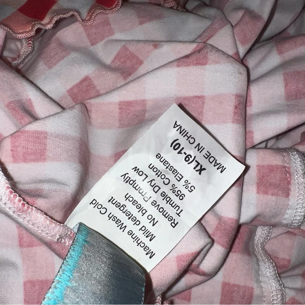 Shrimp n Grits Kids Red and White Gingham Dress